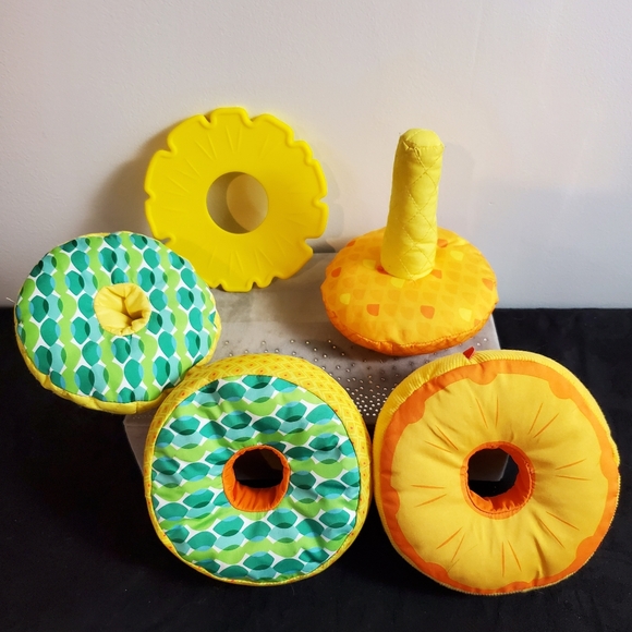 Melissa & Doug Multi-Sensory Pineapple Soft Stacker Infant Toy - Picture 2 of 4